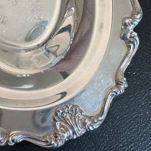 Elegant Silver Plated Serving Tray